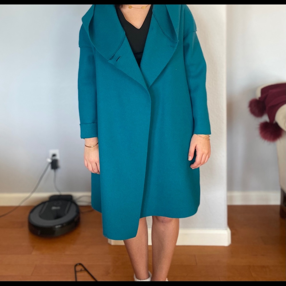 Hooded Teal coat